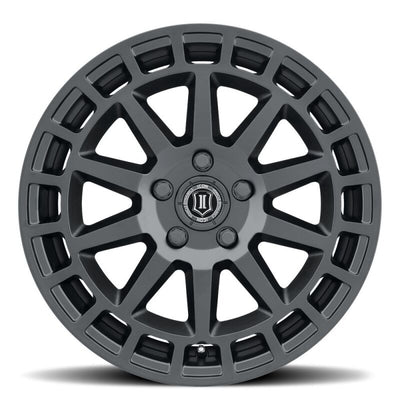 ICON Journey 17x8 / 5x100 / 38 mm / 6in BS Satin Black Wheel