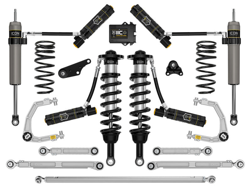 ICON 2024+ Toyota Tacoma 1.25in-3in Stage 13 Suspension System Billet