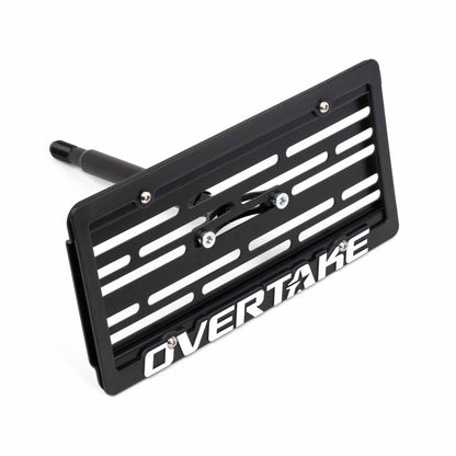 Overtake MaxxAdjust License Plate Relocation Kit - Subaru 15-17 WRX / STi, 12-16 Impreza / Crosstrek