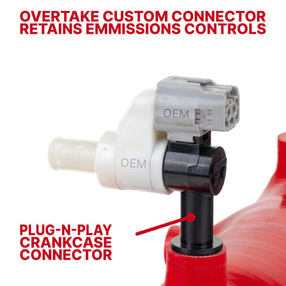 Overtake Silicone Turbo Inlet Hose - Subaru 2008-14 WRX, 2005-09 LGT/OBXT, 2009-13 FXT