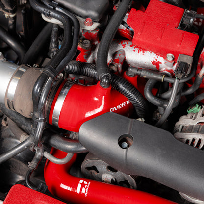 OVERTAKE Silicone Turbo Inlet Hose - Subaru 2004-2021 STI, 2002-2007 WRX, 2004-2008 Forester XT