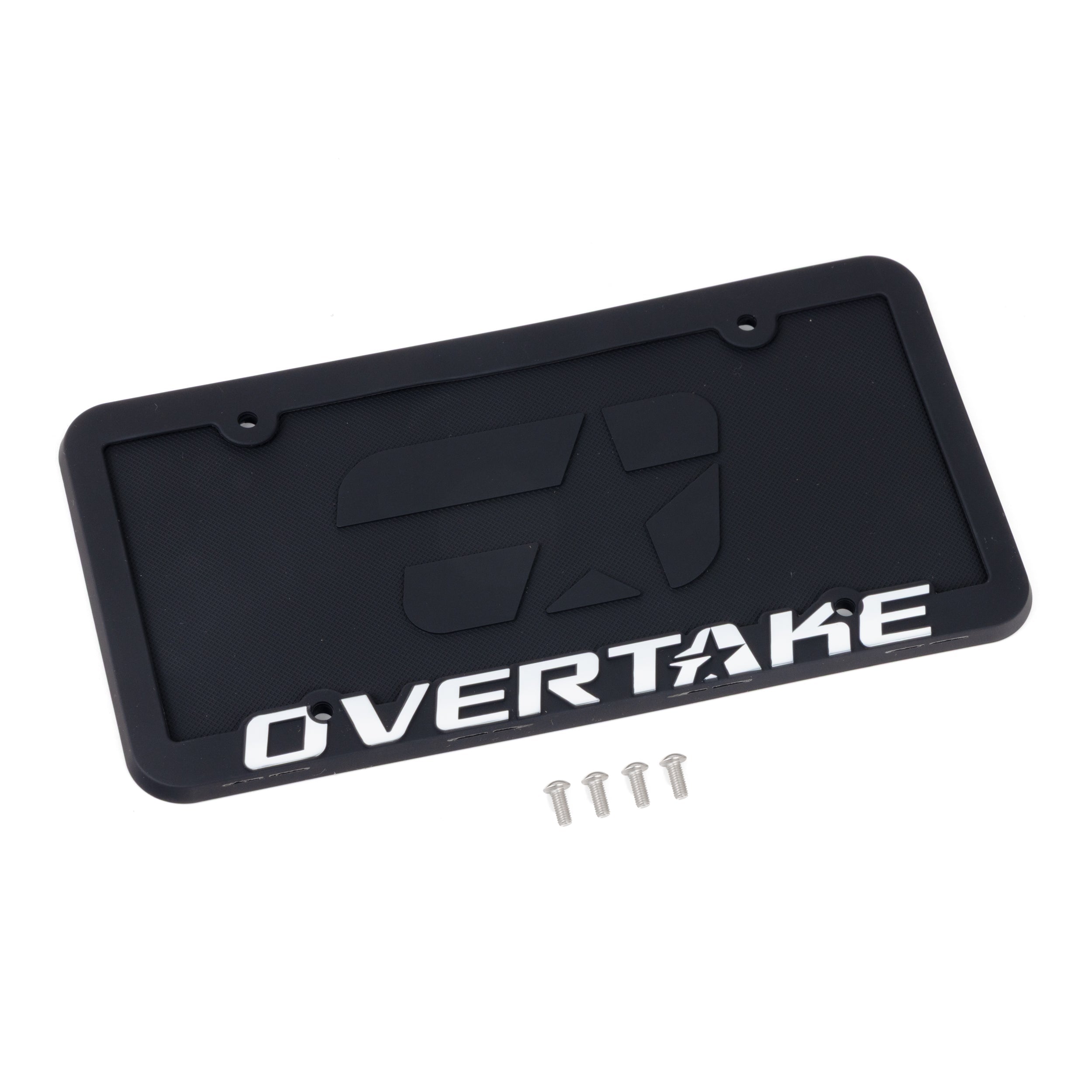 Overtake License Plate Frame - Silicone