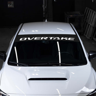 OVERTAKE Windshield Banner - Ships FREE!