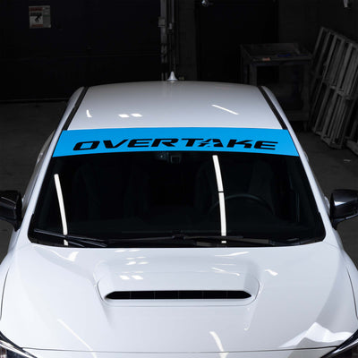 OVERTAKE Windshield Banner - Ships FREE!