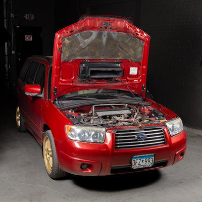 Overtake Hi-Lift Hood Strut Kit - Subaru 2004-08 Forester XT