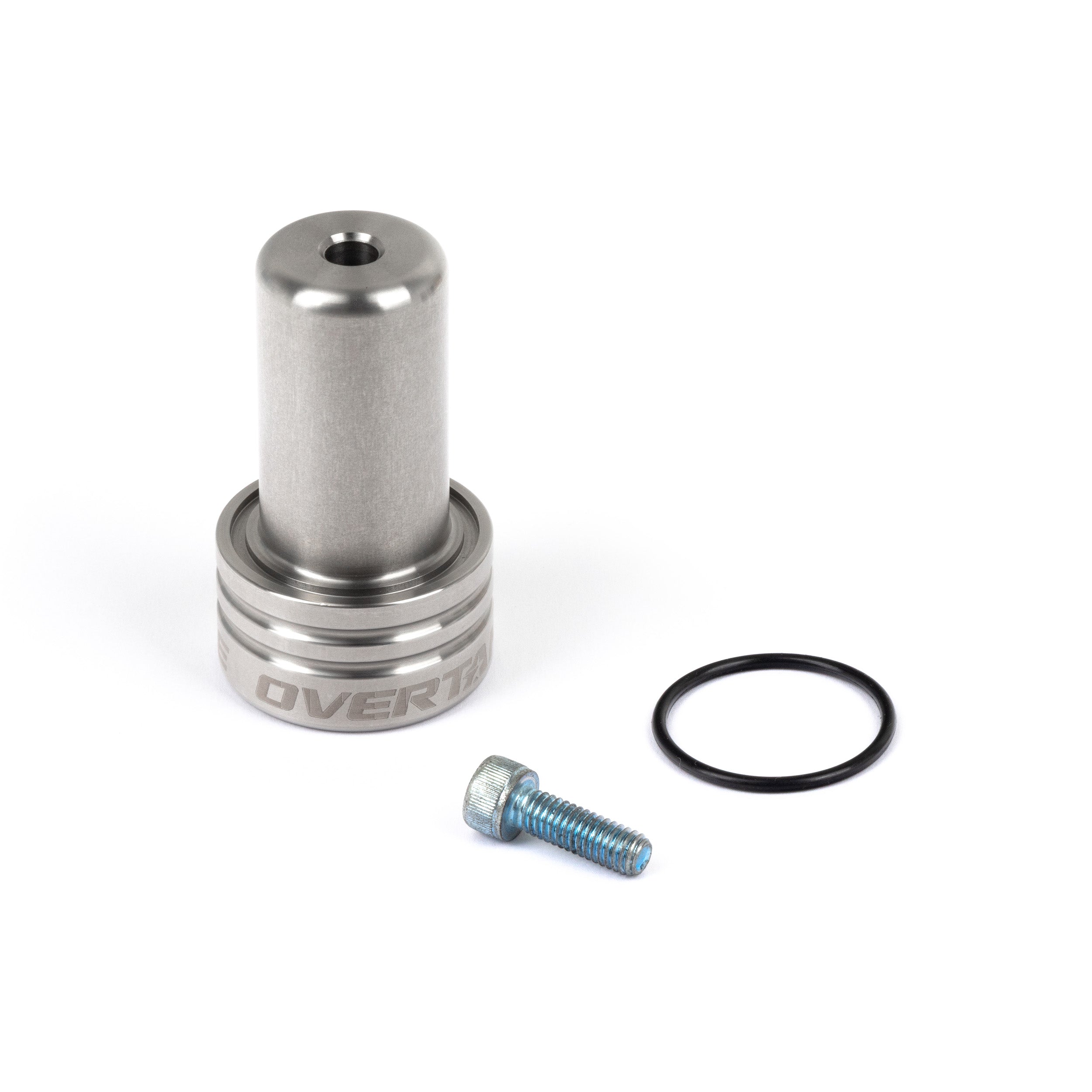 Overtake ModKnob Shift Knob Base Only - Raw Stainless Steel