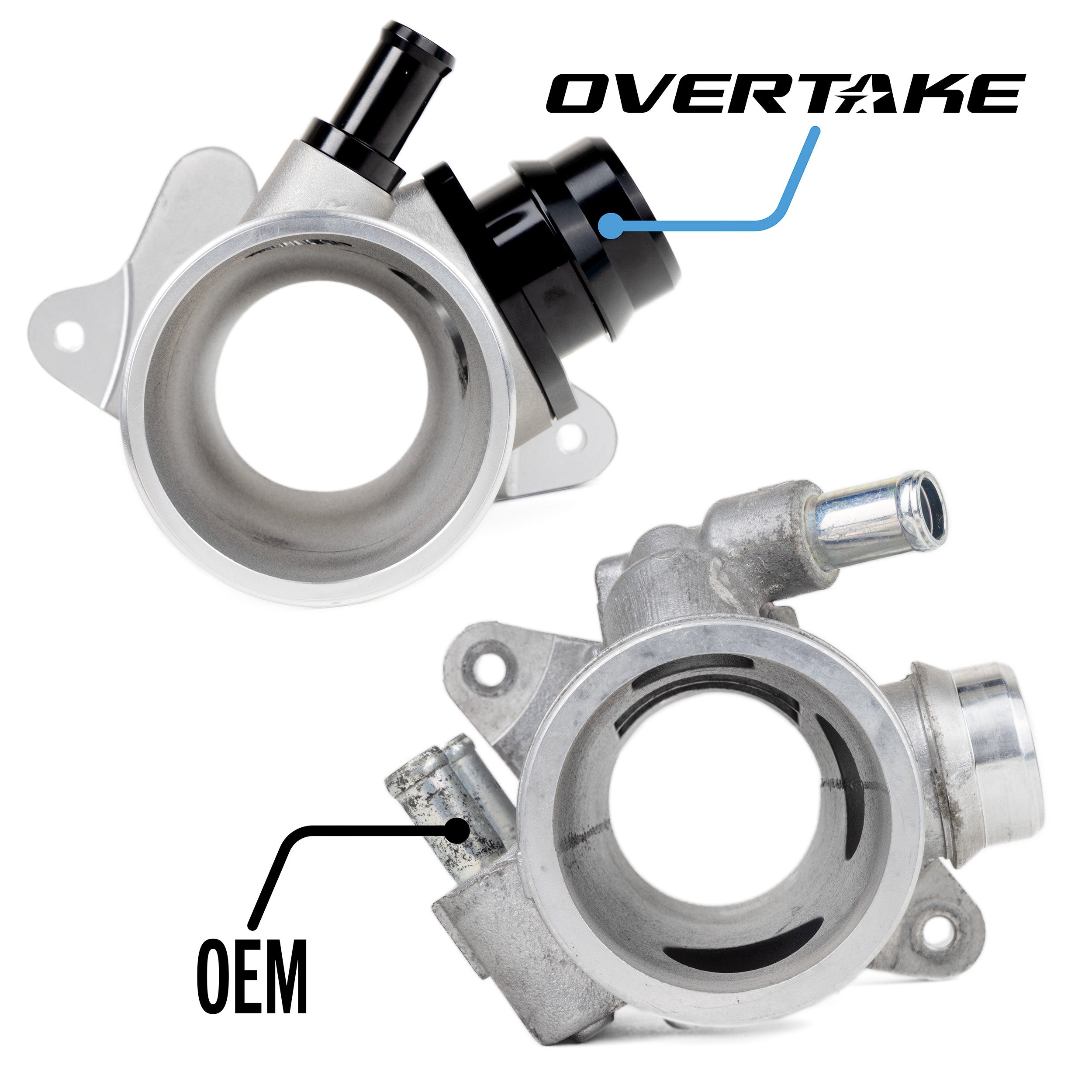 Overtake Aluminum Turbo Inlet - Subaru 2022+ WRX