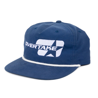 Overtake Snapback Hat - Navy Blue