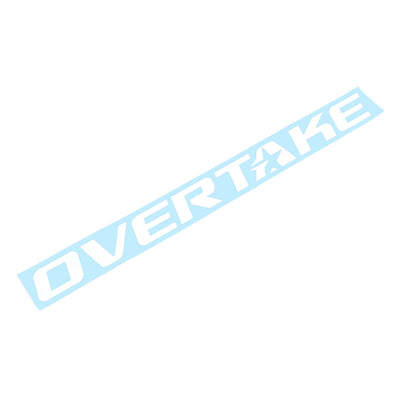 OVERTAKE 9 Inch Die Cut Sticker