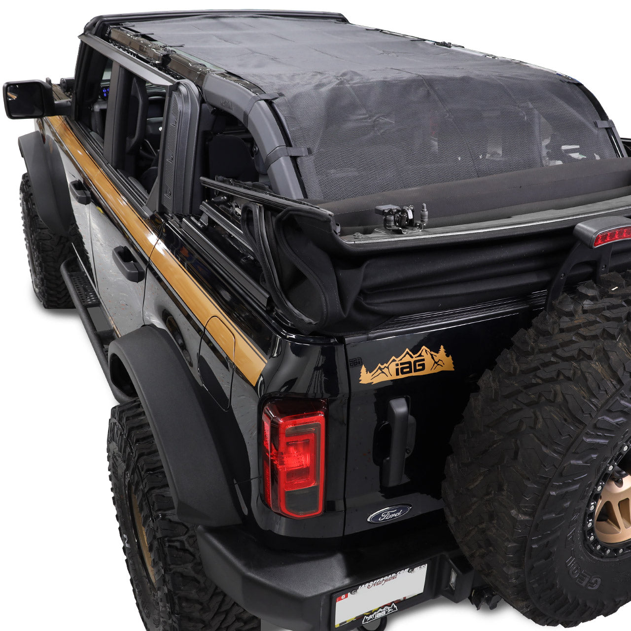 IAG I-Line Sunshade Fully Covered Mesh For 2021+ Ford Bronco Four Door
