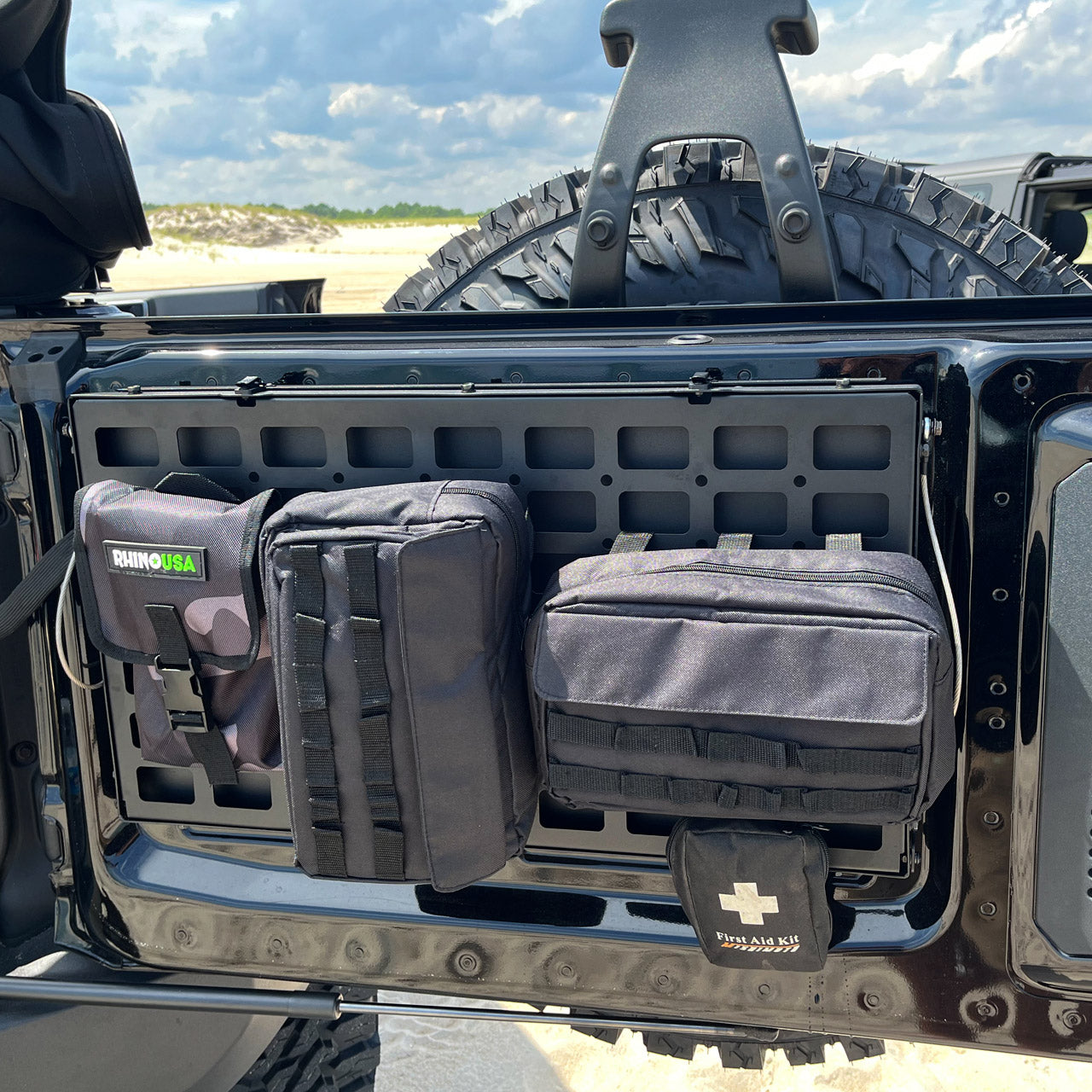 IAG I-Line Tailgate Table No Drill With Molle Panel For 2021+ Ford Bronco