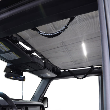 IAG I-Line Sunshade Top Only Mesh With Hook And Magnet 2021+ Ford Bronco Four Door
