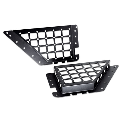 IAG I-Line Front Door Bin Black Steel Molle For 2021+ Ford Bronco