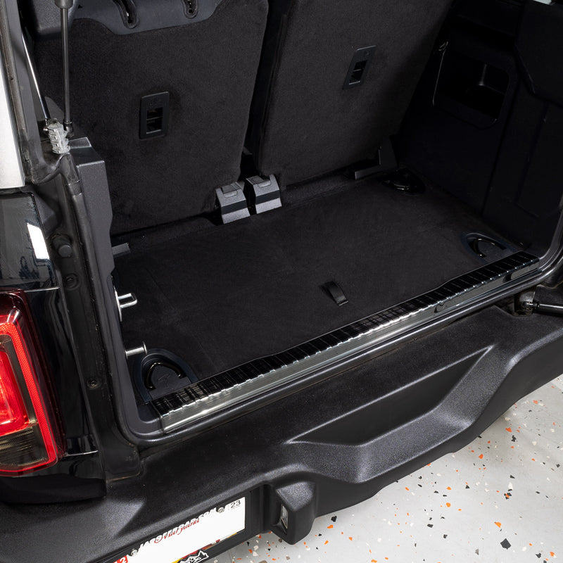 IAG I-Line Stainless Tailgate Inner Protector Trim Black 2021+ Ford Bronco