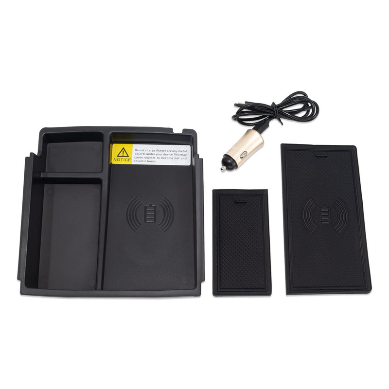 IAG I-Line Armrest Organizer With Wireless Charging Pad For 2021+ Ford Bronco