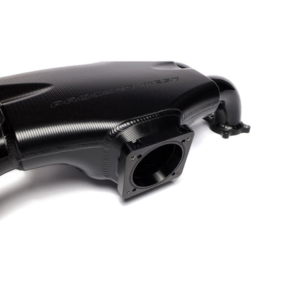 IAG Big Bore 76mm Throttle Body Adapter For Process West & Corsa Veloce Intake Manifold; Black Finish.