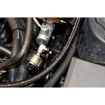 IAG Performance 0-100 PSI Liquid Filled Fuel Pressure Gauge (Black Face).