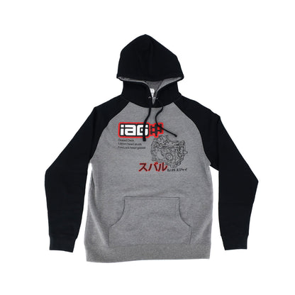 IAG Performance Men'S Closed Deck Black And Gray Hoodie.