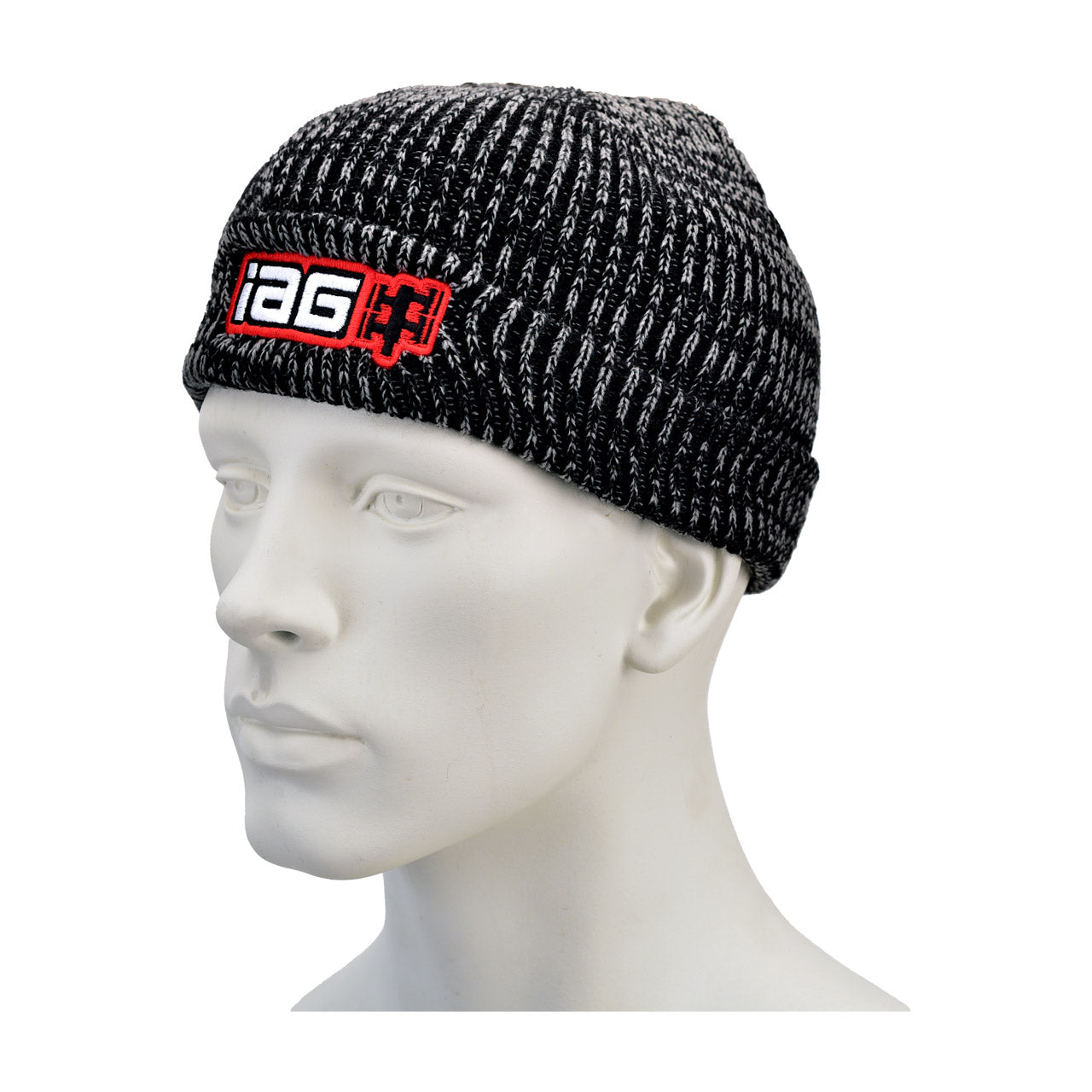 IAG Boxer Logo Marled Cuffed Beanie Cap