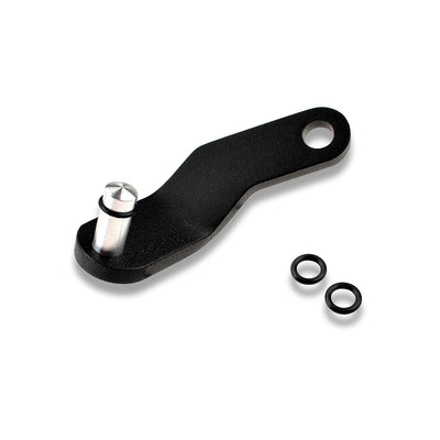 IAG Driver Side Floor Mat Bracket For 2002-07 Subaru WRX / STI (Black Finish).