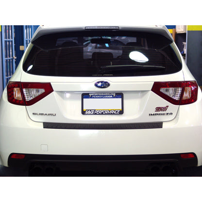IAG RockBlocker Red / Clear Tail Light Overlay Film Kit For 2008-14 Subaru WRX And STI Hatchback.