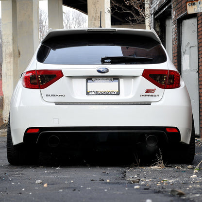 IAG RockBlocker Red / Smoke Tail Light Overlay Film Kit For 2008-14 Subaru WRX And STI Hatchback.