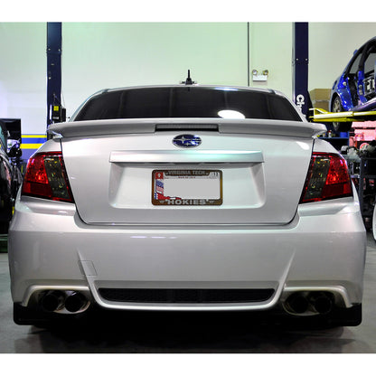 IAG RockBlocker Smoked Reverse Light Overlay Film Kit For 2008-14 Subaru WRX 11-14 STI Sedan.