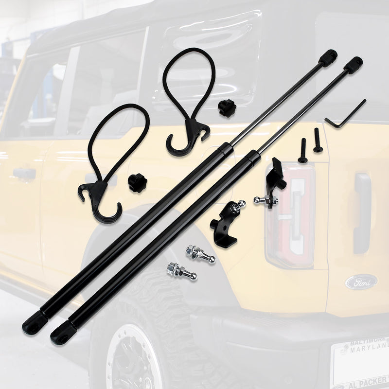 IAG Performance V2 EZ-Lift Soft Top Assist System For 2021 + Ford Bronco 4 Door Soft Top