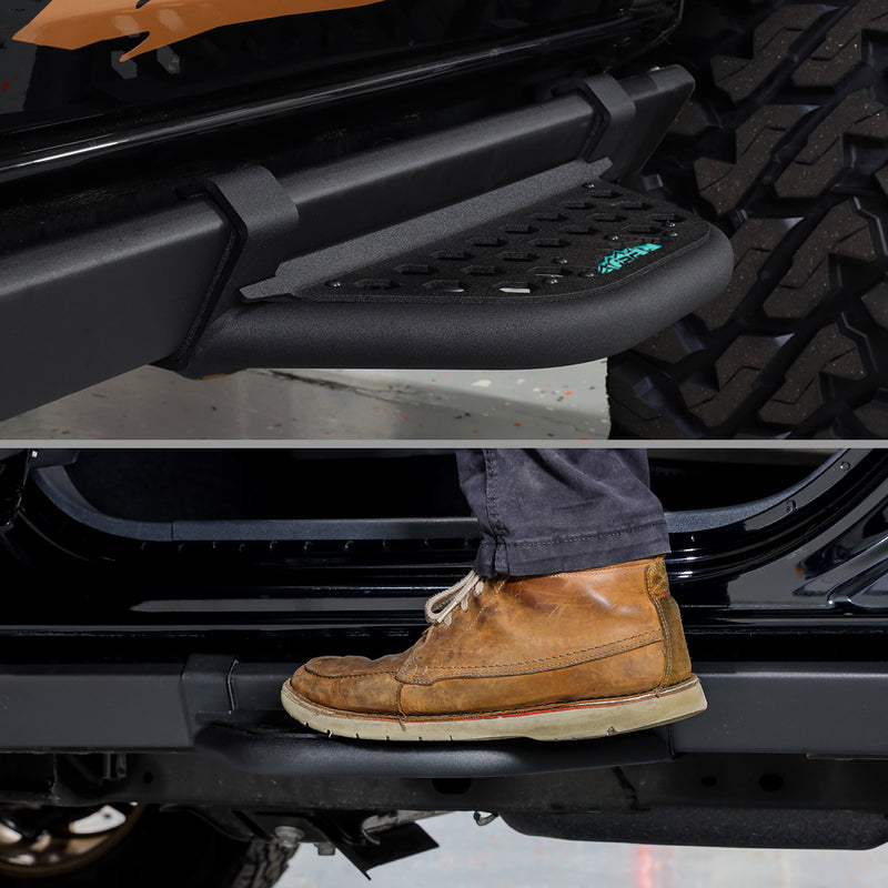 IAG-V2 EZ-Step Add-on For 2021 + Ford Bronco 2 Door -  Teal Logo (1 Pair)