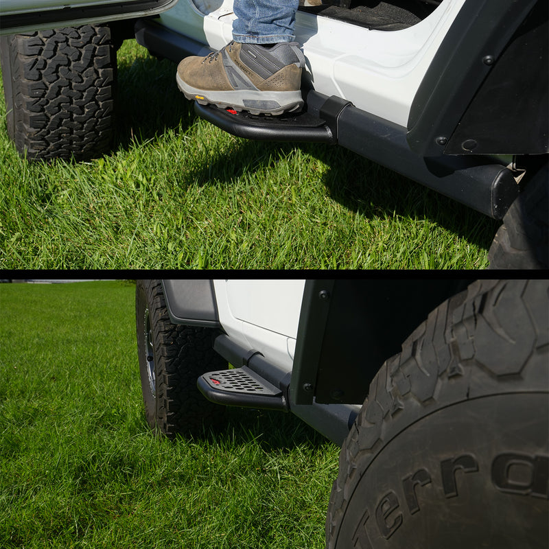 IAG EZ-Step Add On (1 Pair) For 2018+ Jeep Wrangler 2 Door - Pink