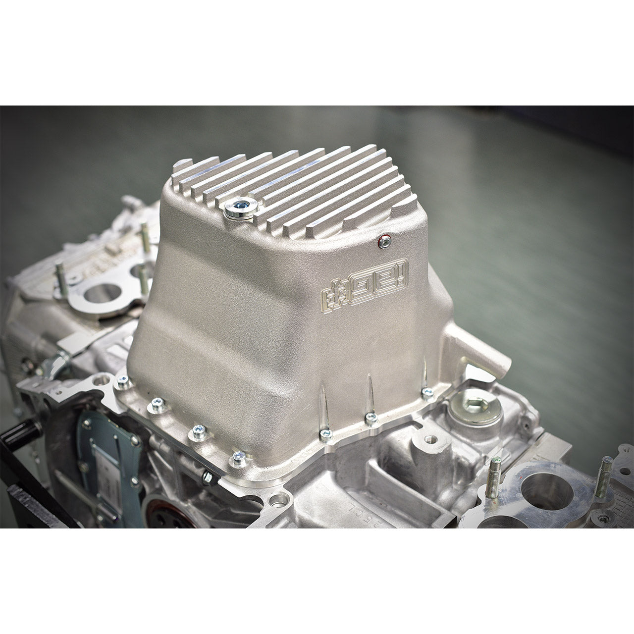 IAG Performance EJ Competition Series Oil Pan For 02-14 WRX 04-21 STI 05-09 LGT 04-13 FXT (Silver).