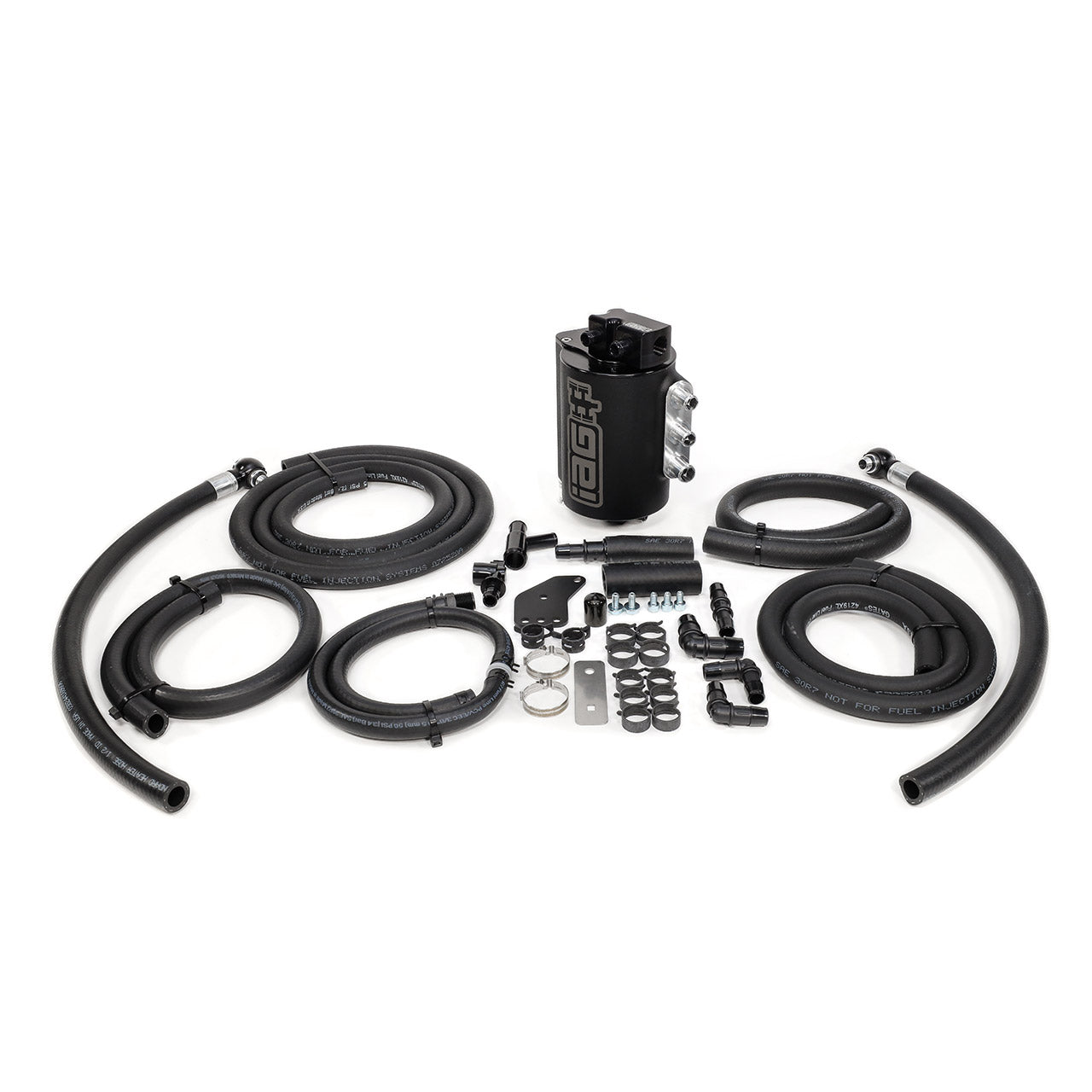 IAG V3 Street Series Air / Oil Separator (AOS) For 2008-14 WRX & 2008-21 STI - Black Finish