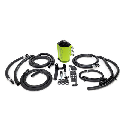 IAG V3 Street Series Air / Oil Separator (AOS) For 2015-21 Subaru WRX - Neon Yellow