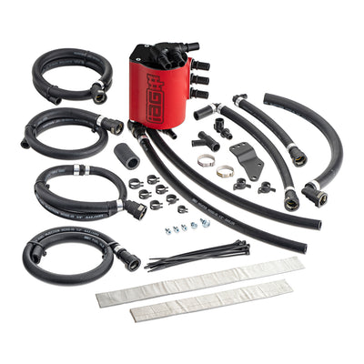 IAG Air Oil Separator AOS For 02-07 WRX 04-07 STI 04-08 FXT Red