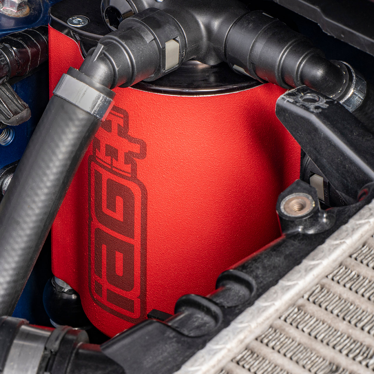 IAG Air Oil Separator AOS For 15-21 WRX 14-18 FXT Red