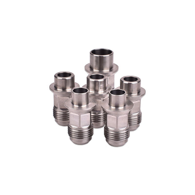 IAG Stainless Steel AN Breather Fitting Set For 2004-21 Subaru STI 05-14 WRX 04-13 FXT 05-09 LGT.