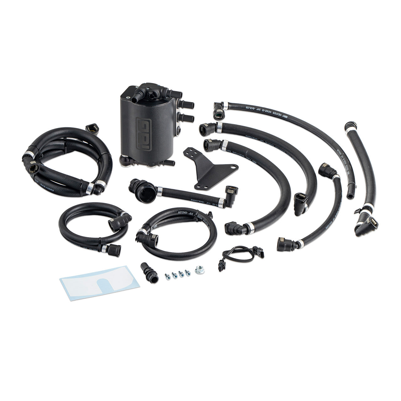 IAG Air Oil Separator AOS For 17-20 Ford F-150 & Raptor 3.5L EcoBoost Powder Coat Black