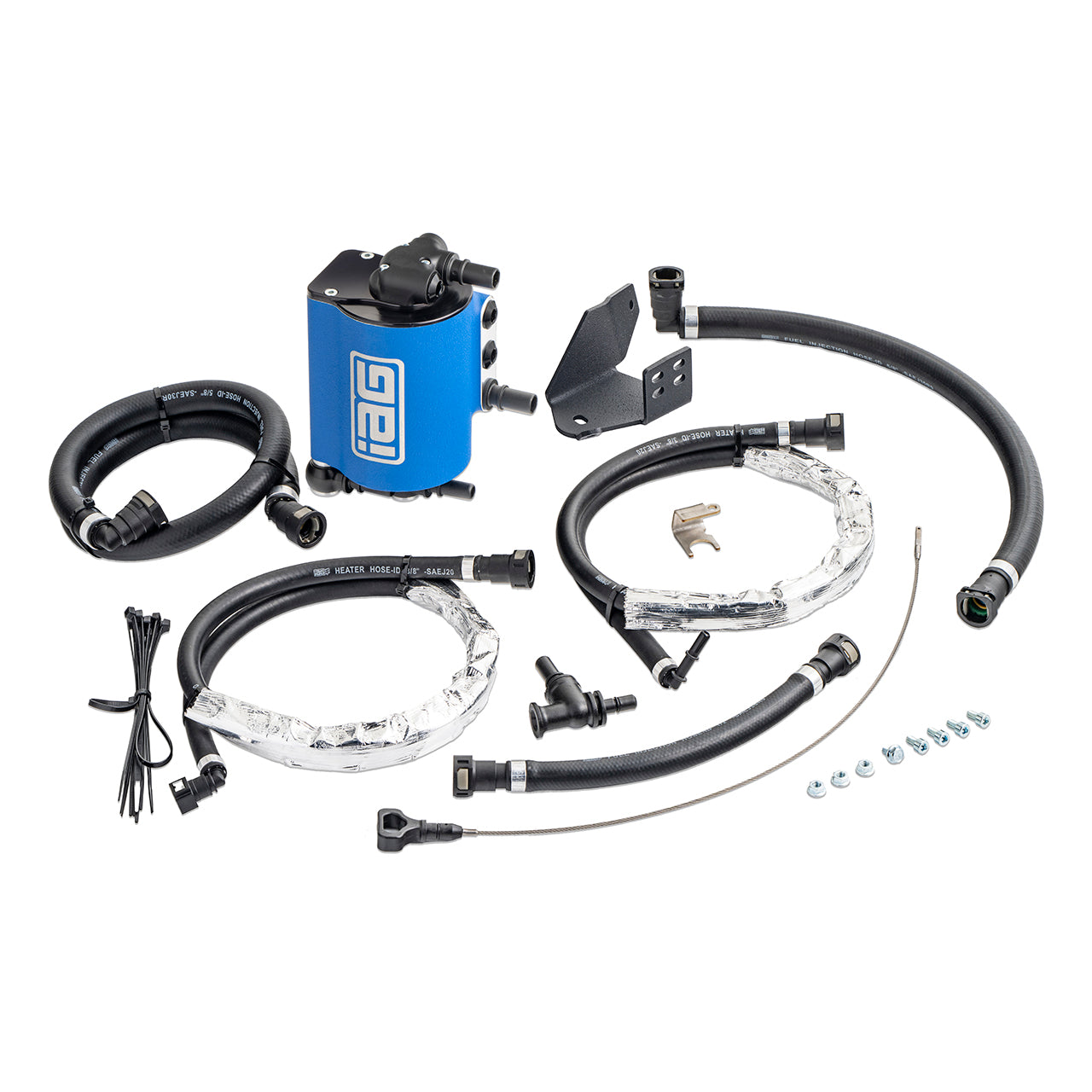 IAG Air Oil Separator AOS For 2021 + 2.7L Ford Bronco Blue