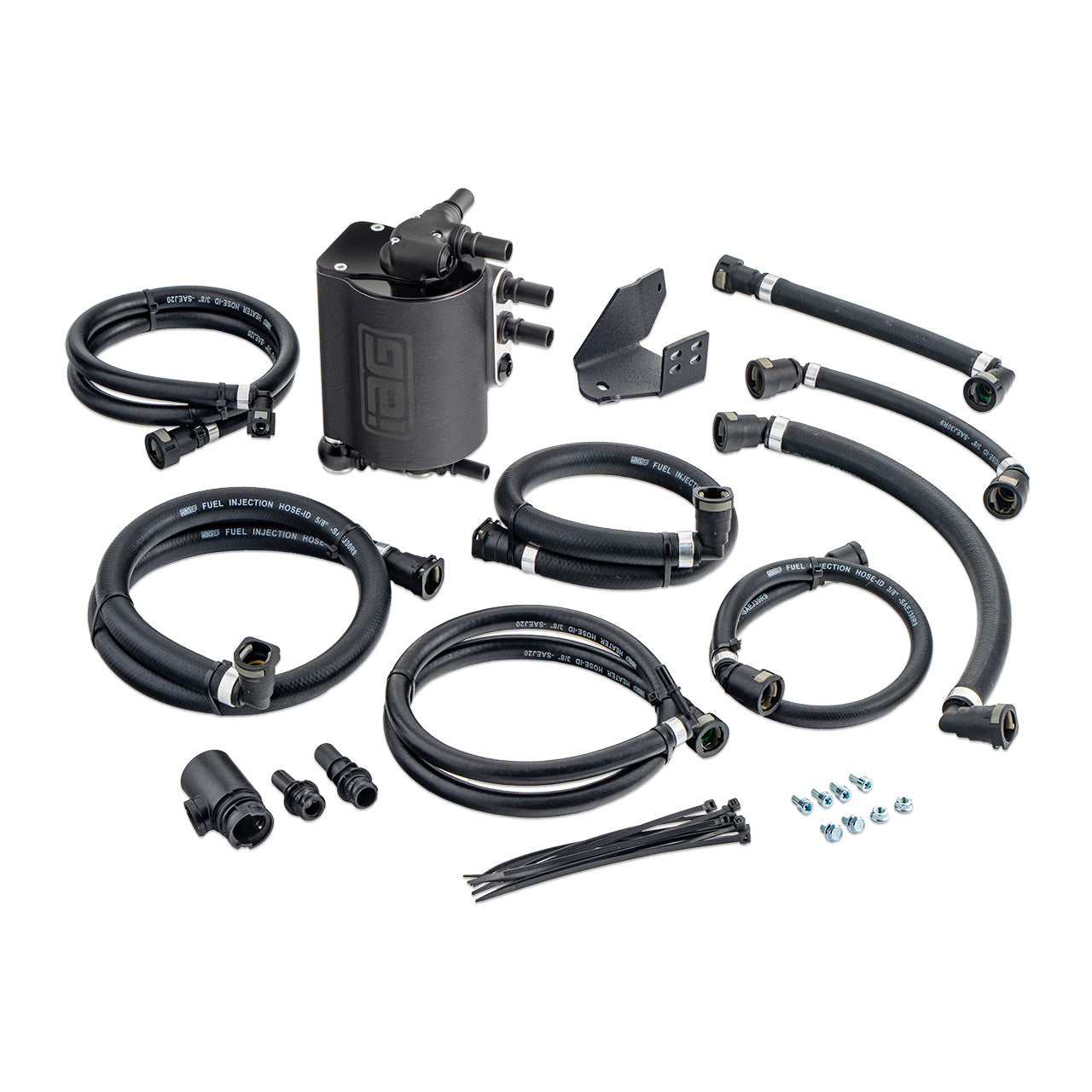 IAG Air Oil Separator AOS For 2021+ 2.7L Ford Bronco Black