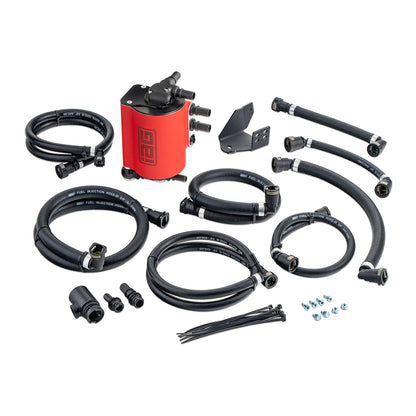 IAG Air Oil Separator AOS For 2021+ 2.7L Ford Bronco Red