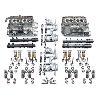 IAG 950 CNC Ported Race D25 Cylinder Heads Package W/ GSC S2 Cams & Kelford Bucket Lifters For 06-14 WRX 06-13 FXT 07-09 LGT