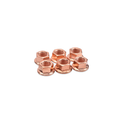 IAG M10 Copper Exhaust Nuts (Pack Of 6).