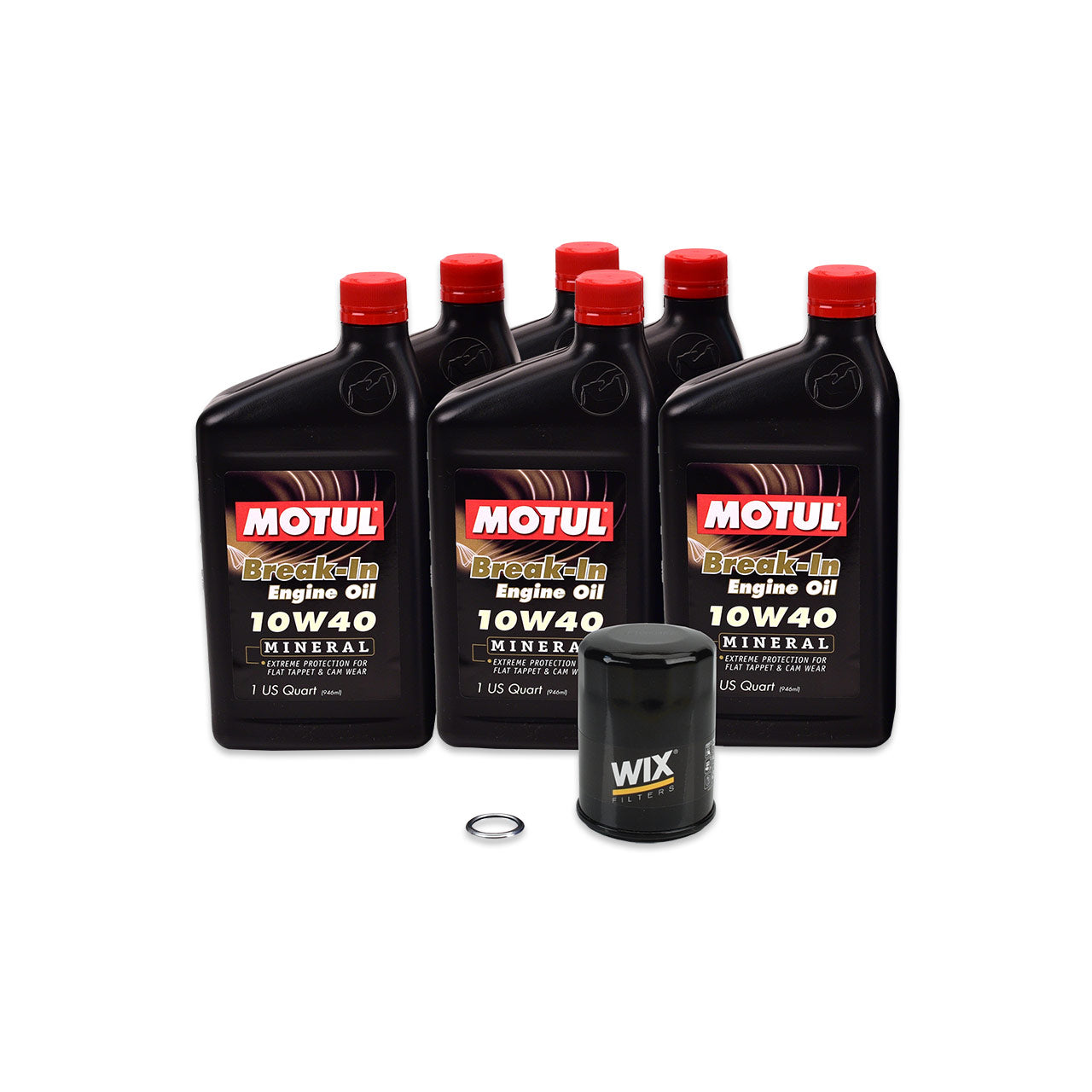 IAG MOTUL Engine Break-In Oil Change Service Package W/ Extra Quart For 2002-14 Subaru WRX 2004-21 STI.