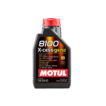 IAG MOTUL 6L 5W40 8100 X-CESS (Built Engine) Oil Change Package Fits 02-14 WRX 04-21 STI 05-09 LGT 04-13 FXT