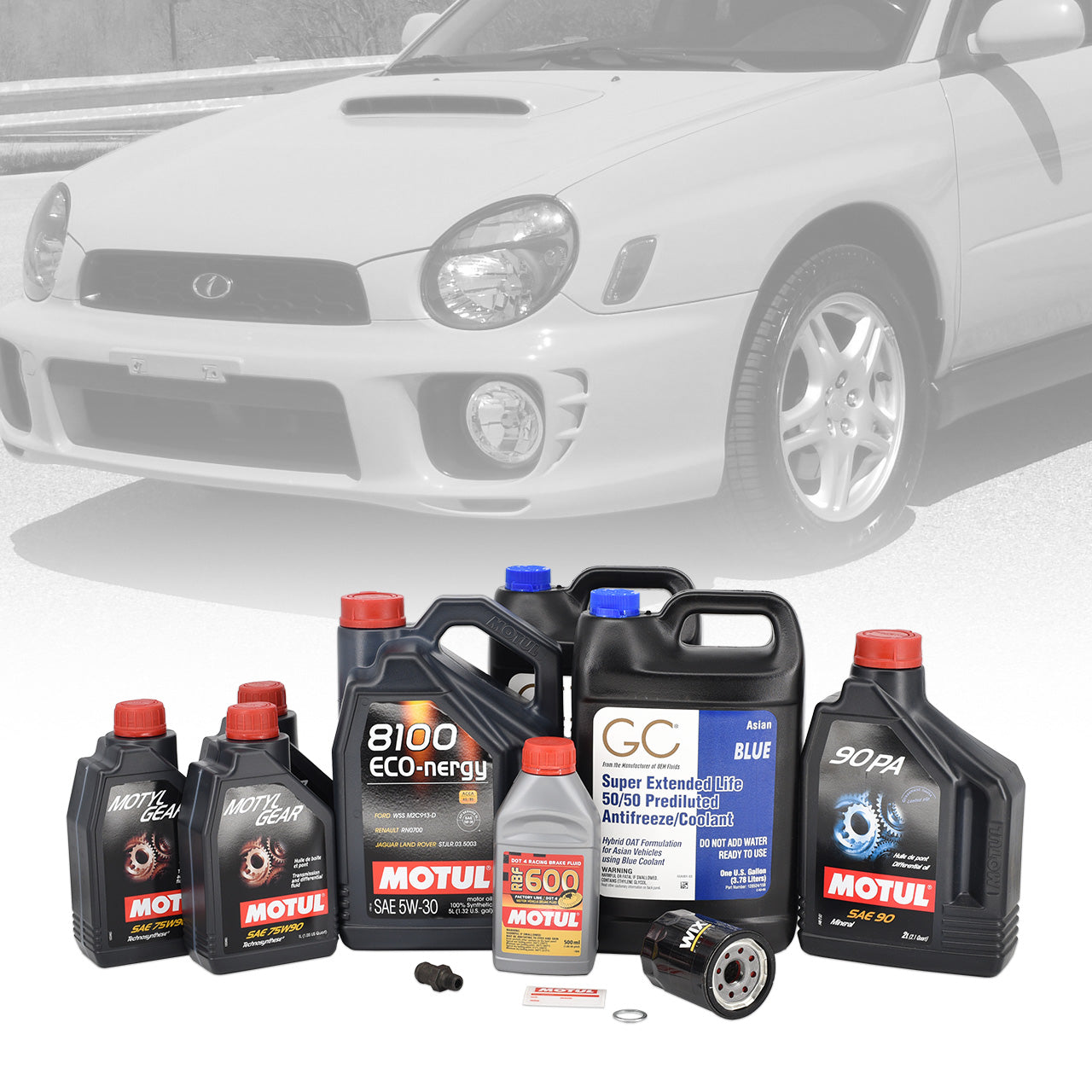 IAG 30K/90K OE Engine Service Package For 2002-03 Subaru WRX
