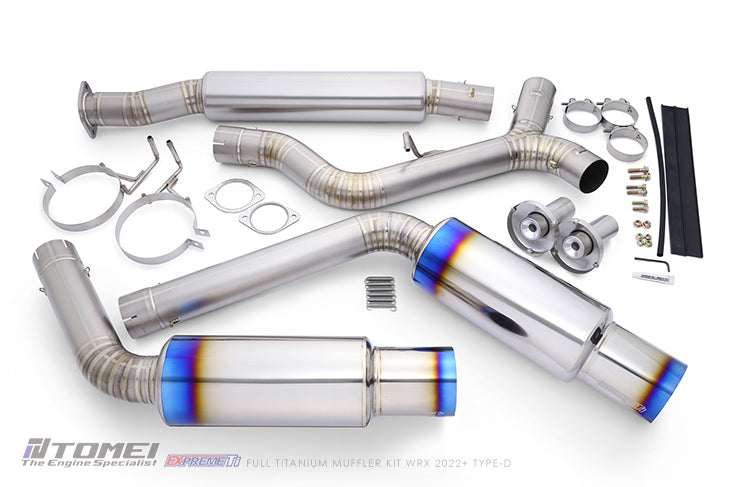 Tomei FULL TITANIUM Catback EXPREME Ti WRX 2022+ TYPE-D