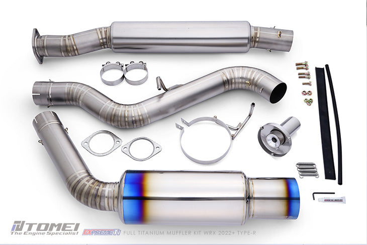 Tomei FULL TITANIUM Catback EXPREME Ti WRX 2022+ TYPE-R