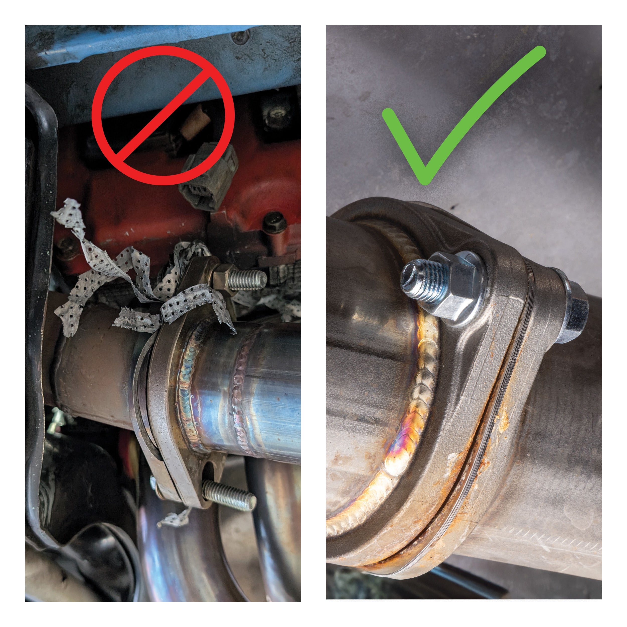 OVERTAKE Downpipe to Catback 3in Gasket - Subaru All 3in Aftermarket Exhausts