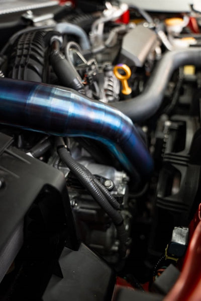 Torque Solution Titanium Top Mount Charge Pipe: Subaru WRX 22+ / Ascent 19-23 / Outback XT 20+