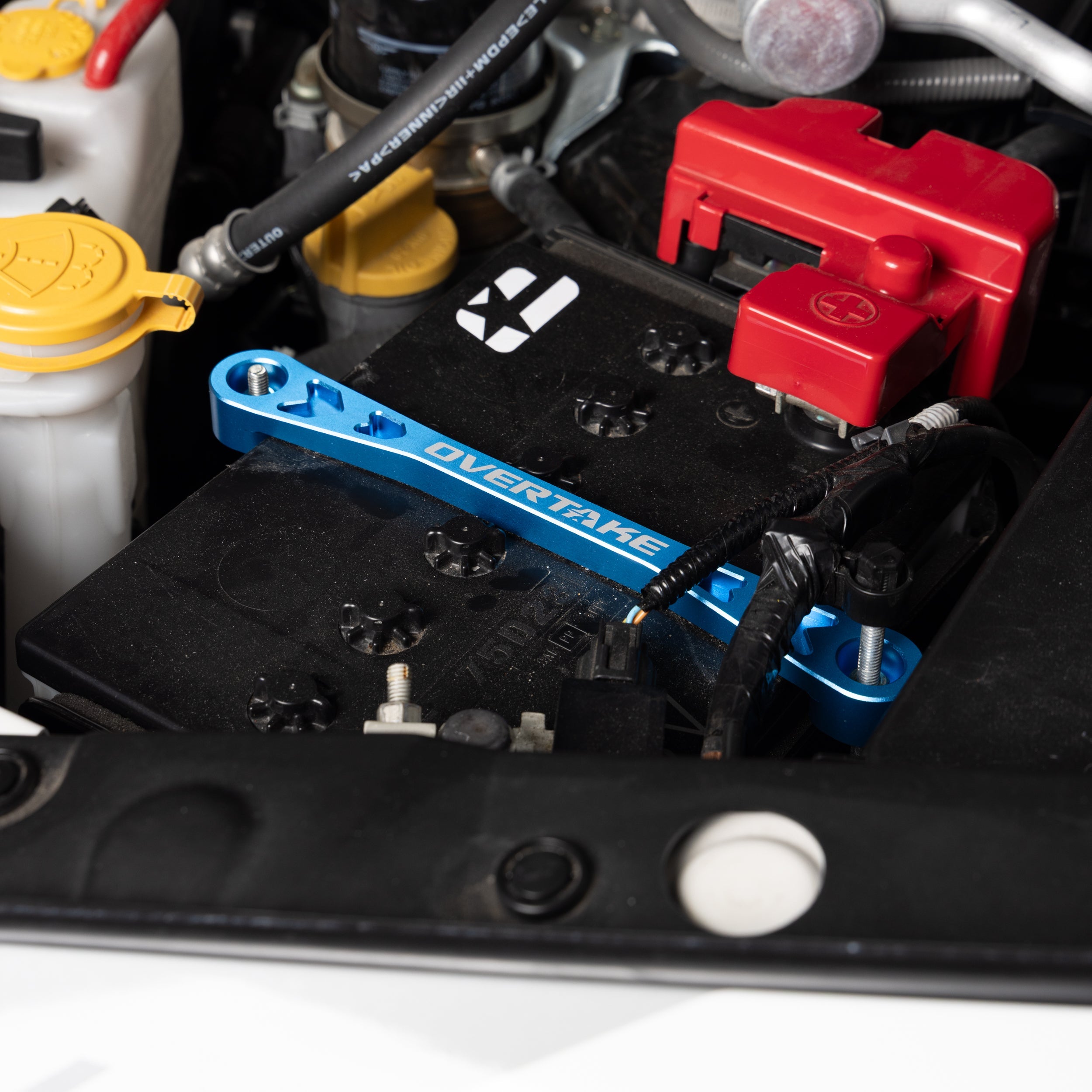OVERTAKE Battery Tie Down - Subaru WRX / STI / BRZ / GR86 / Crosstrek / Impreza / Forester / Outback / Legacy / Ascent